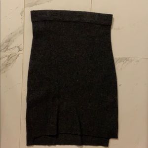 Madewell Grey Sweater Skirt